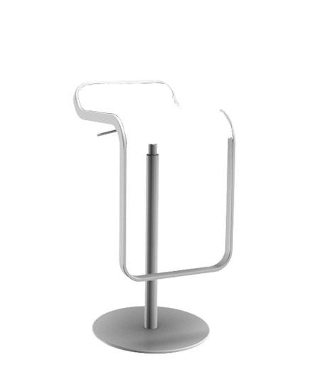 Lem sgabello di LaPalma: forma chiusa e perfetta, linea che